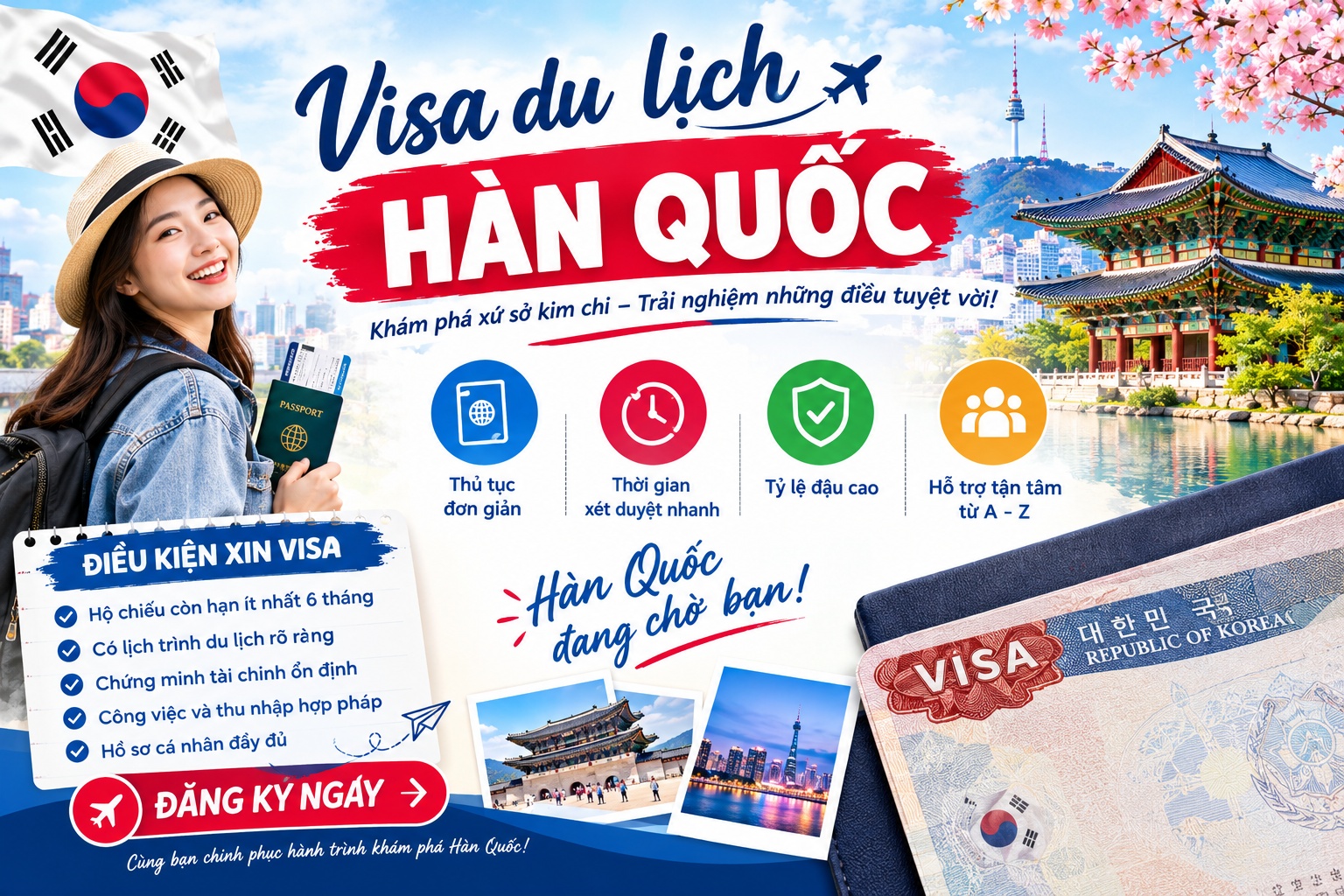 Visa du lịch Hàn Quốc